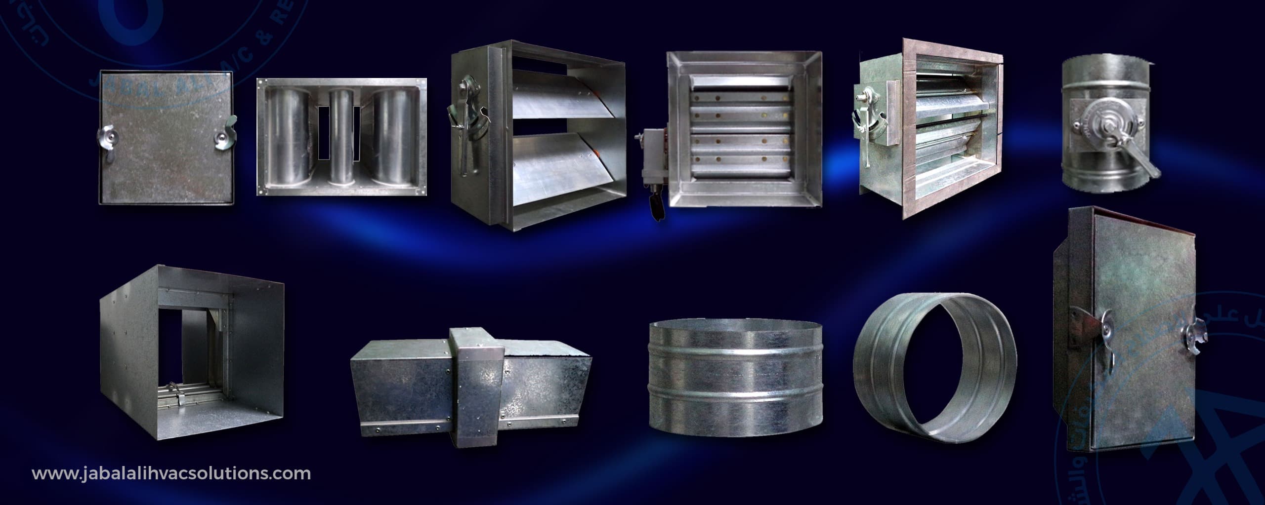 Galvanised hvac accessories